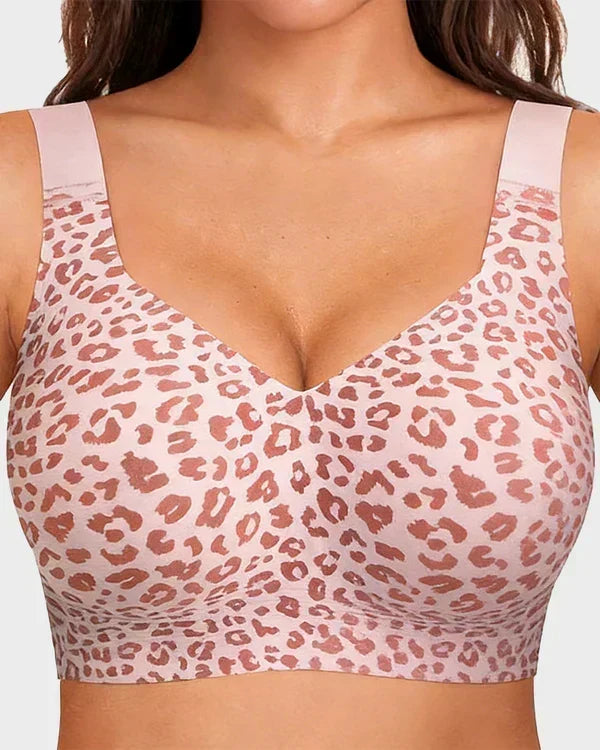 Everyday comfort: women's seamless wireless bra, full coverage, supportive fit.