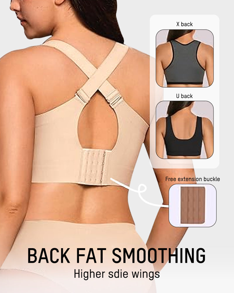 Supportive wireless bra for women, smooth seamless design, full coverage.