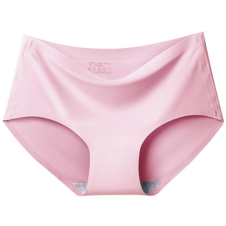 New women's seamless mid-rise panties, silky smooth & breathable for everyday comfort. Invisible under clothes, soft intimate wear.