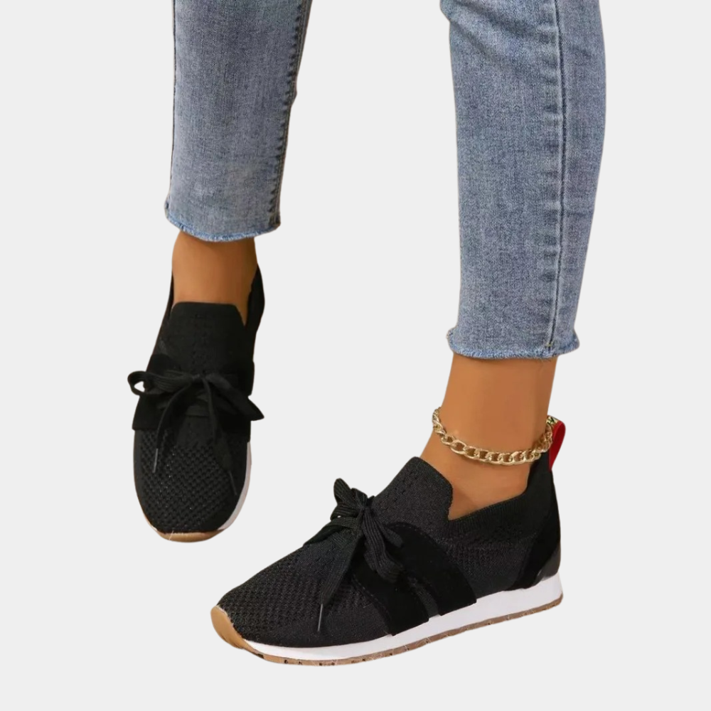 Fashionable women's orthopedic walking shoes, providing excellent foot support & breathable comfort for active women.