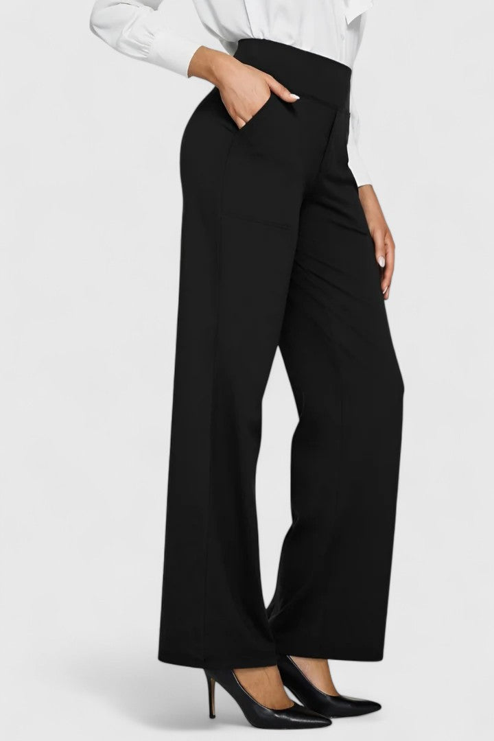 Women's sophisticated casual trousers with pockets, an easy-wear option for versatile daily outfits.