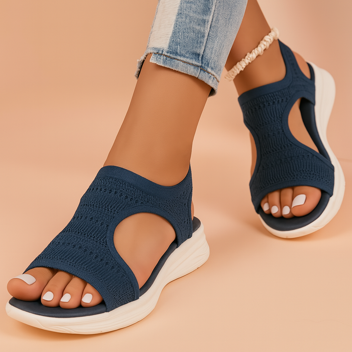 Comfortable women's everyday sandals, sporty design, ideal for summer walks. Lightweight & supportive.