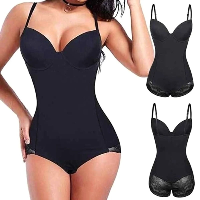 Women's strong shaping bodysuit for a sculpted, sleek silhouette. Invisible under clothing, everyday wear.
