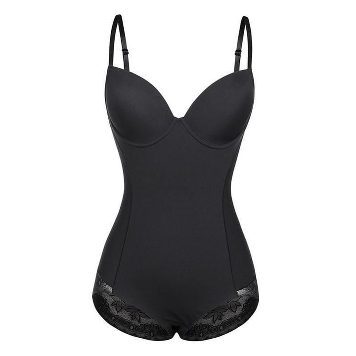 Full coverage women's compression shapewear bodysuit. Adjustable & comfortable for everyday body sculpting.
