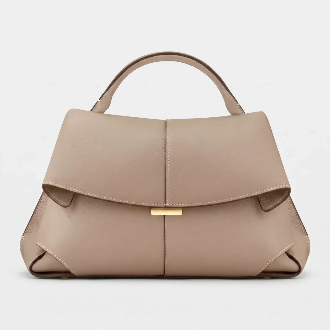 Professional women's structured top handle bag, ideal for office chic, daily essentials & versatility.