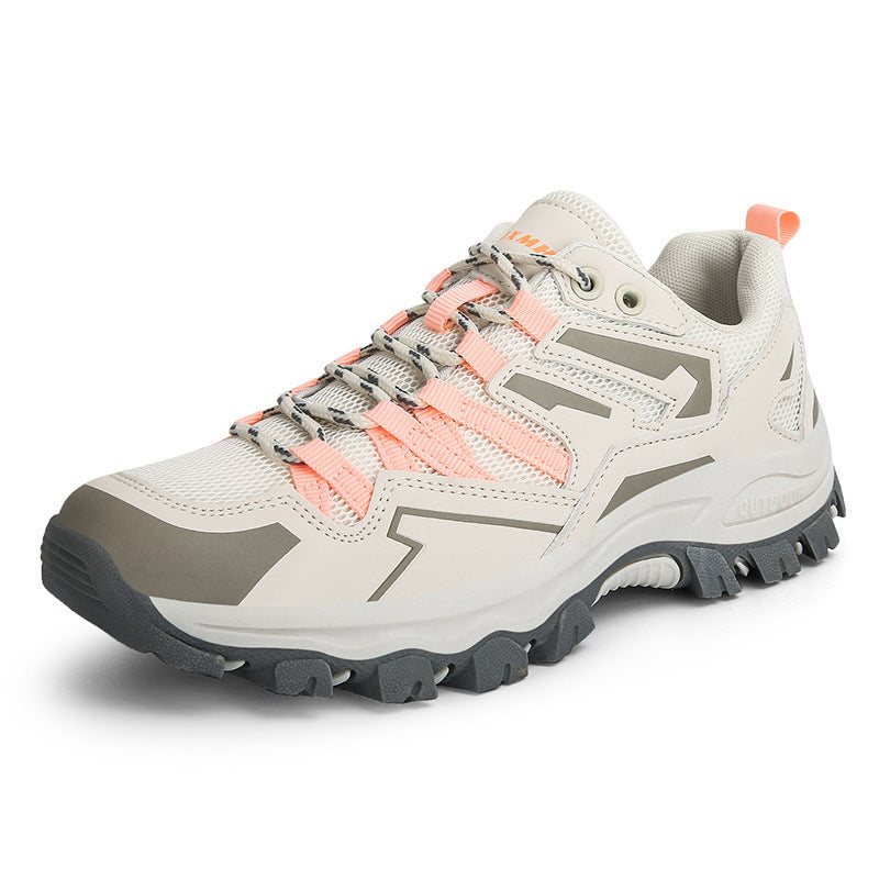 Women's sturdy water-resistant hiking shoes for all-terrain adventures, featuring strong grip & comfort.