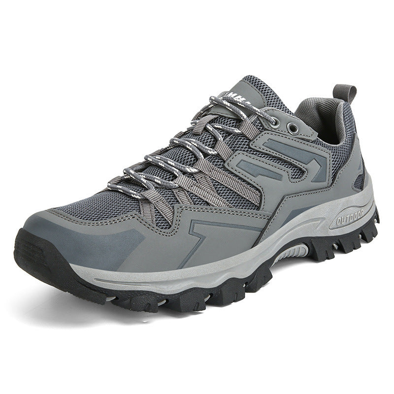 Durable women's outdoor trail shoes with shock-absorbing comfort & excellent grip for all-season adventures.