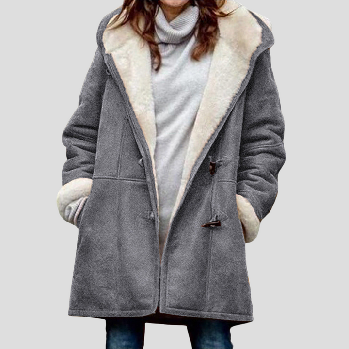 Comfortable brown everyday jacket for women, stylish and versatile fall-spring outerwear for daily use.