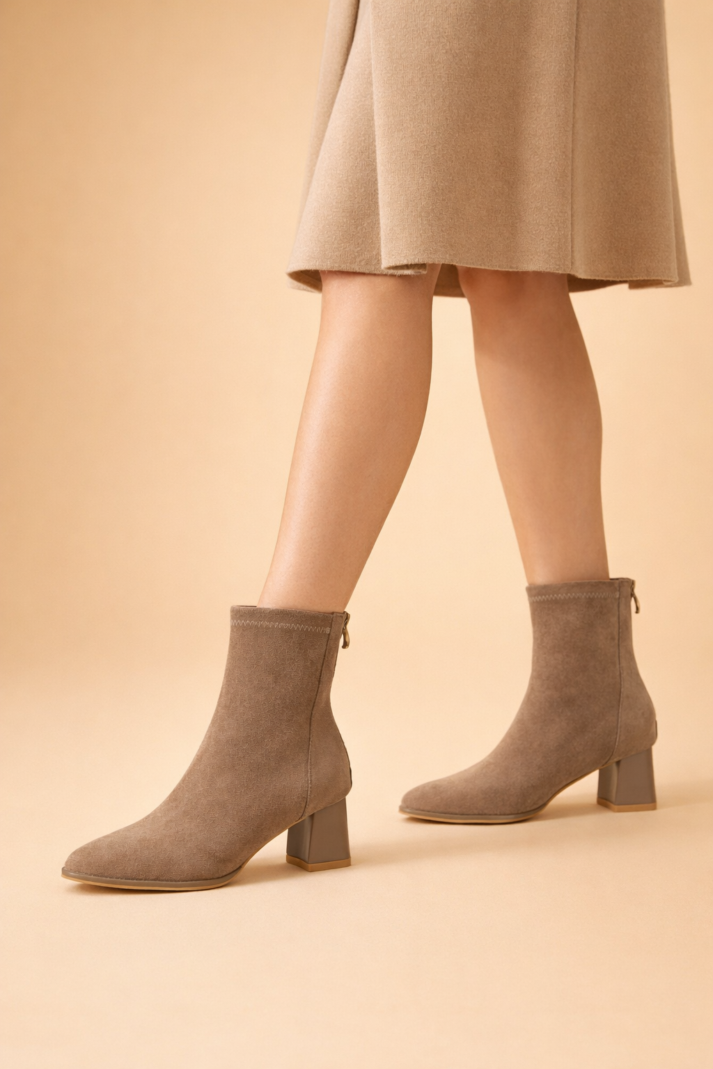 Elegant women's classic ankle boots. Comfortable, stylish, versatile winter & fall boots for daily wear.