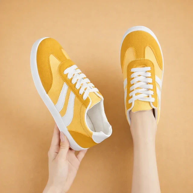 Comfortable women's lace-up walking shoes, great for active everyday wear.
