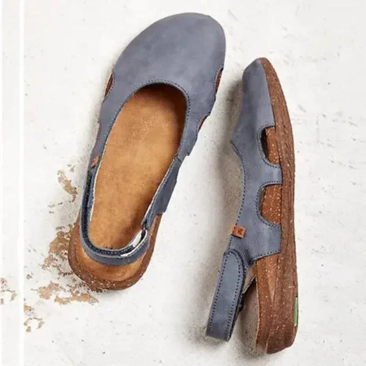Stylish women's open-toe sandals, perfect for summer fashion, offering comfort & support for walking and daily activities.