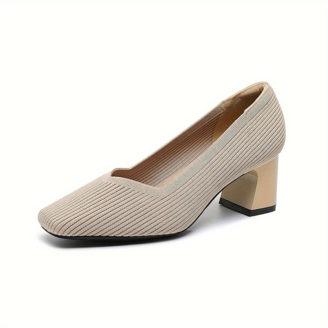 Elegant women's heels, versatile for dress or work, featuring orthopaedic arch support.