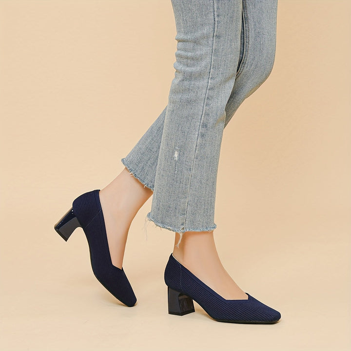 Stylish women's work heels with orthopaedic arch support, ensuring long-lasting comfort.