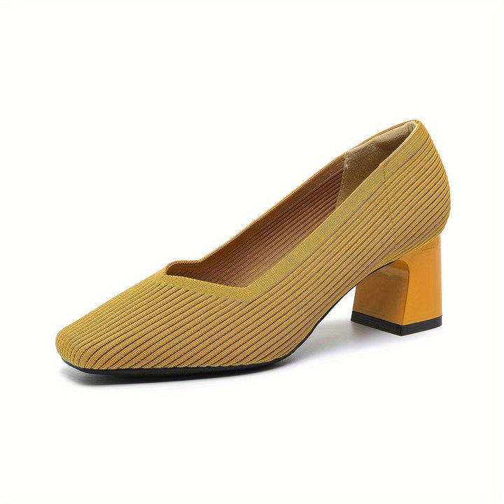 Sophisticated women's heels, featuring orthopaedic arch support for a comfortable stride.