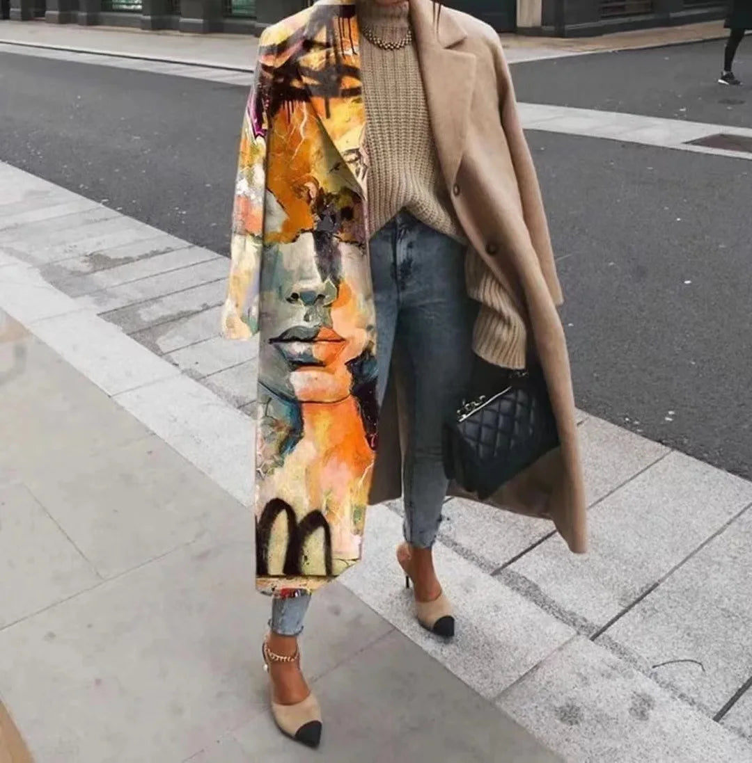 Premium women's oversized coat. Chic outerwear, perfect for any season.