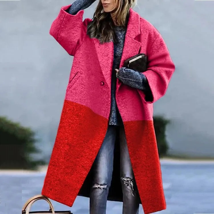 Chic and comfortable women's oversized coat. Versatile outerwear for daily wear.
