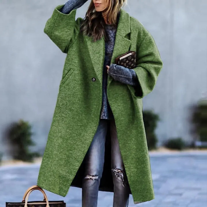 Women's oversized coat. An essential piece of stylish, comfortable, & versatile outerwear.