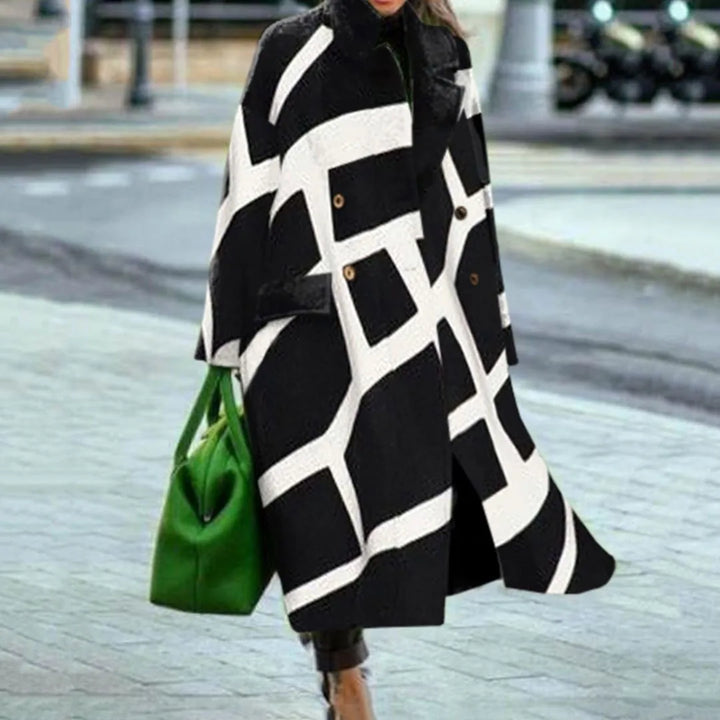 Chic women's oversized coat. Perfect versatile outerwear for women's fashion.