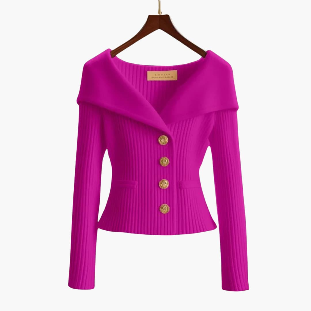 Everyday women's ribbed cardigan, a comfortable and chic button-up layering sweater.