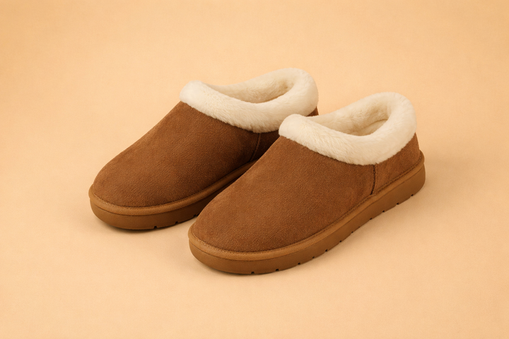 Warm women's winter snow boots with a cozy lining, slip-on design for ultimate cold weather comfort.