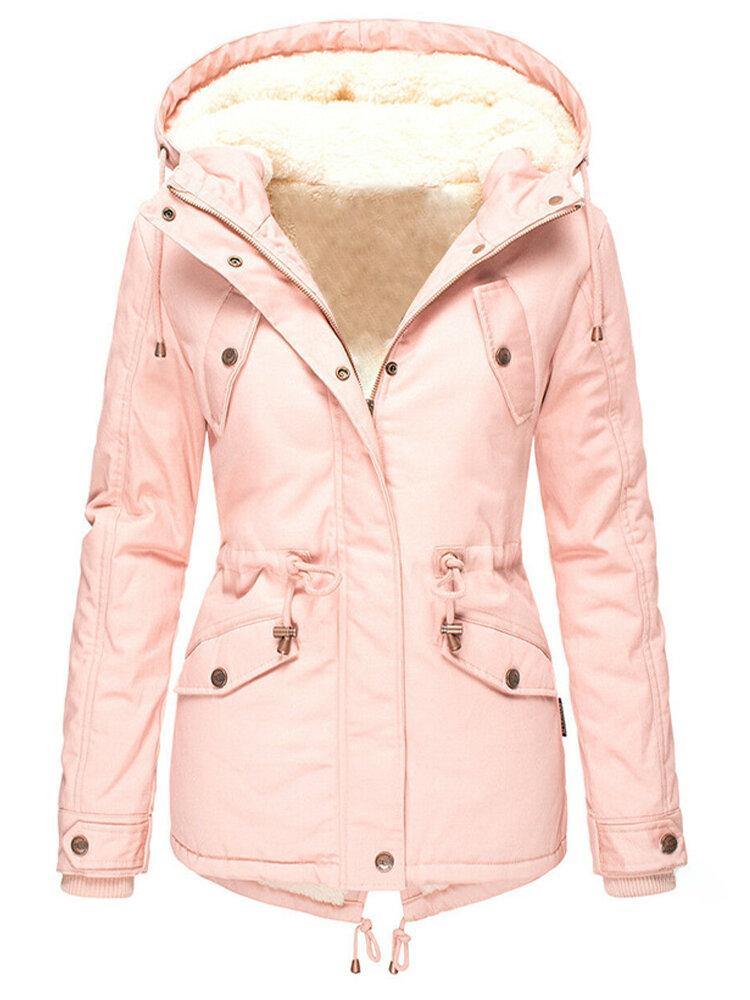 New women's water-resistant winter jacket, warm and chic for cold weather, ideal for outdoor & everyday wear.