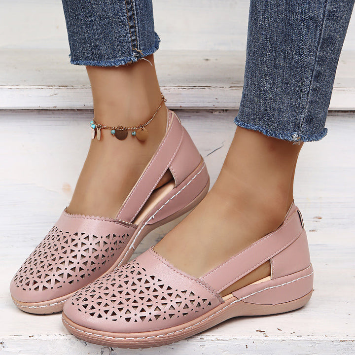 Stylish women's espadrille sandals, essential comfortable footwear for summer and vacation outfits.