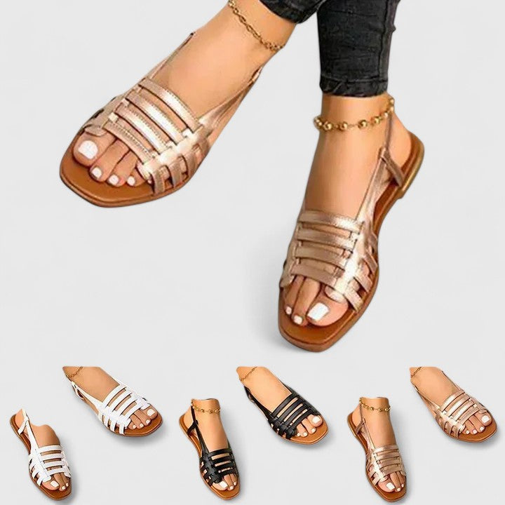 Women's supportive orthopaedic sandals for ultimate comfort. Lightweight, open-toe slingback design, perfect for summer walking.