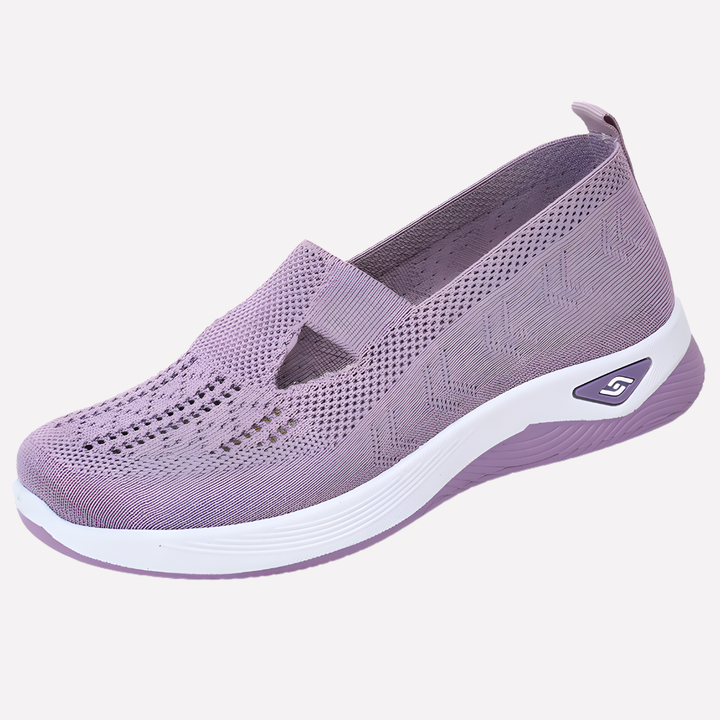 Supportive orthopedic women's shoes, engineered with robust arch support for active lifestyles.