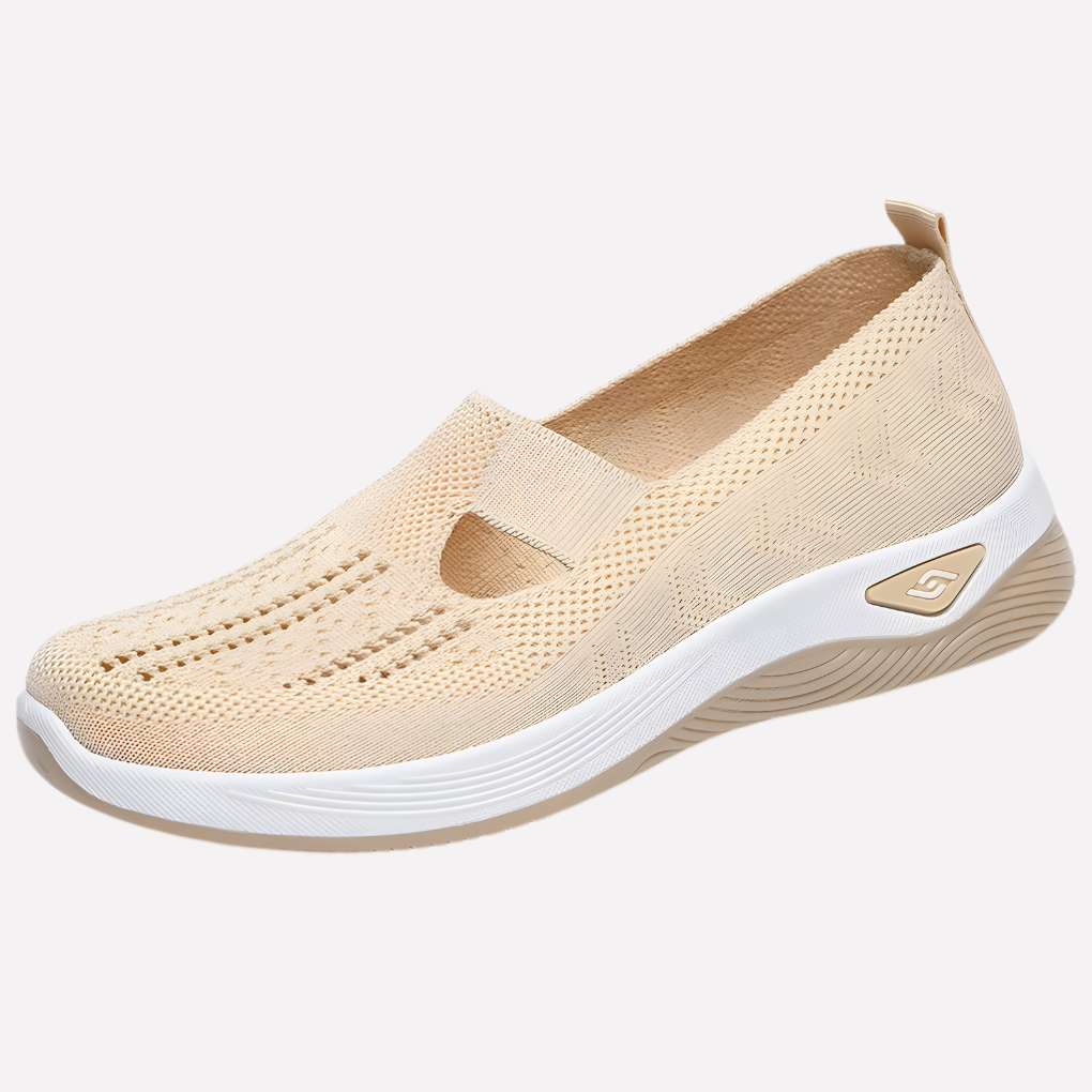 Orthopedic women's walking shoes, designed for pain relief & supportive daily wear.