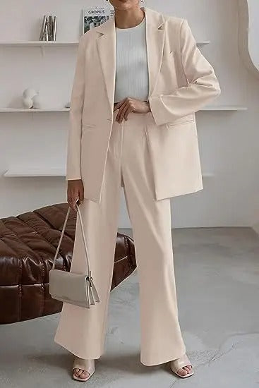 Fashionable women's tailored trousers, perfect workwear paired with a matching structured blazer.