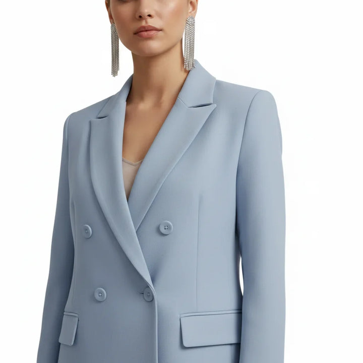 Chic women's tailored suit set, perfect for business or elegant formal events.