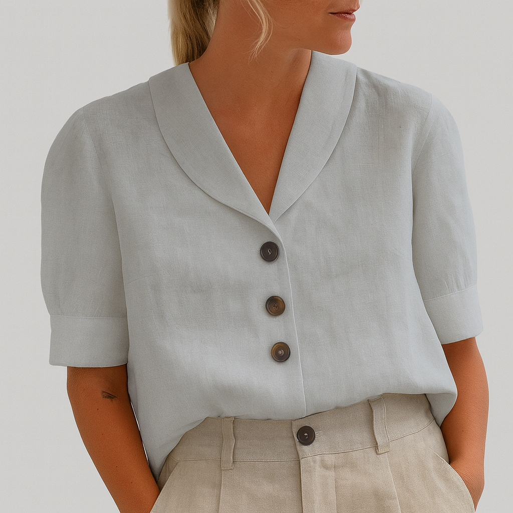 Relaxed fit women's comfort tee, a versatile short-sleeve top for trendy everyday fashion and summer essentials.