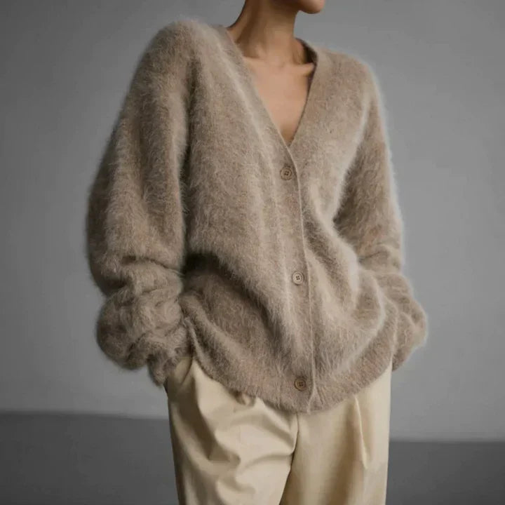 Women's ultimate soft & comfortable cardigan, perfect for elegant layering. Open front, long sleeve sweater.