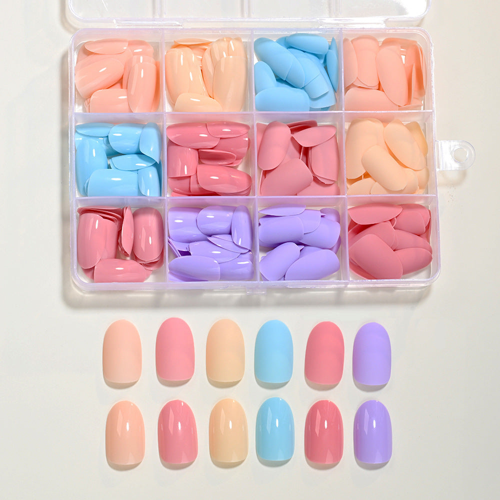 Women's versatile gel nail tip manicure kit for easy at-home salon quality nail art and press-on application.