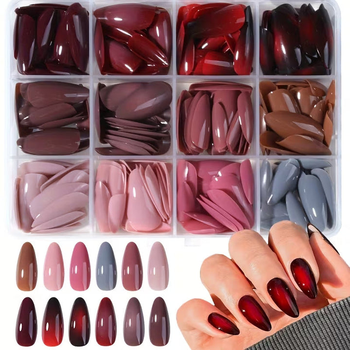Women's versatile press-on nail tips for a quick and easy at-home manicure. Perfect for salon-quality nail art.
