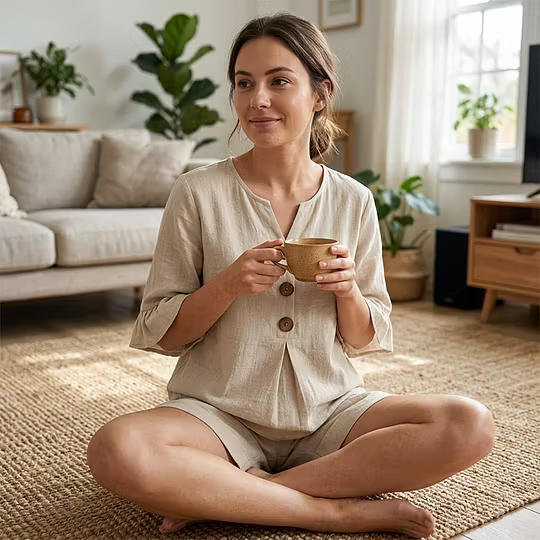 Versatile women's two-piece set, easily styled for casual everyday fashion.