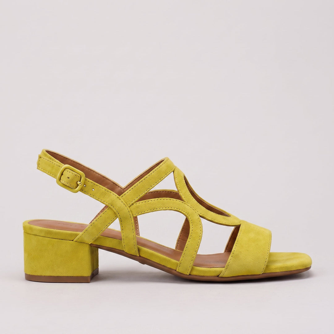 Women's Vibrant Heeled Summer Sandals, elegant and fashionable footwear.