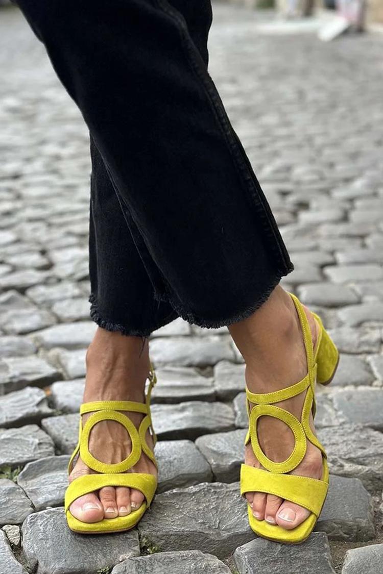 Elegant blue heeled sandals for women, perfect vibrant summer party footwear.