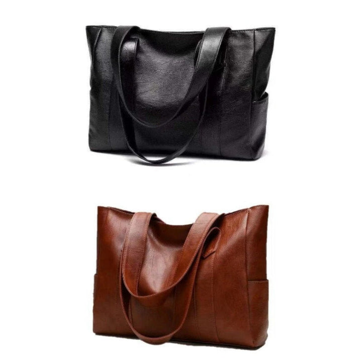 Women's classic vintage shoulder bag, an elegant fashion accessory & large capacity everyday handbag.