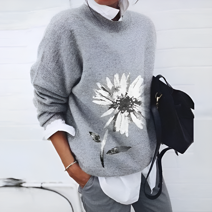 Women's ultimate comfort sweater. Stylish, warm knitwear perfect for fall & winter casual or everyday wear.