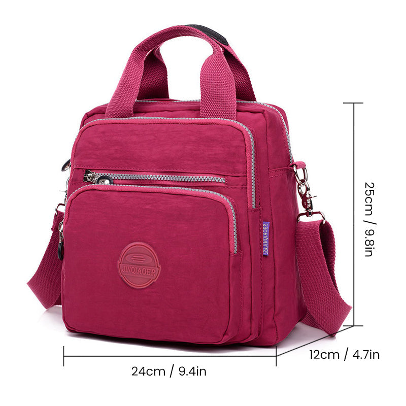 Multifunctional women's shoulder bag, designed for organized, convenient daily carry.