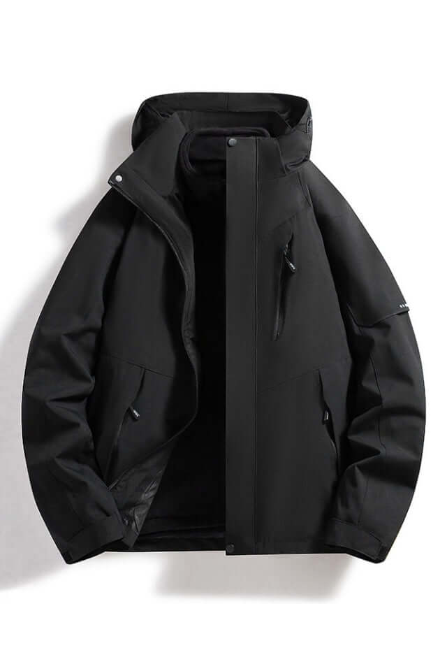 Lightweight women's waterproof hooded rain jacket & windbreaker, essential outdoor protection for women.