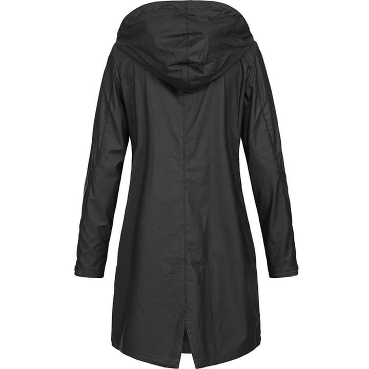 Lightweight waterproof jacket for women, ideal for outdoor wear & rainy days.