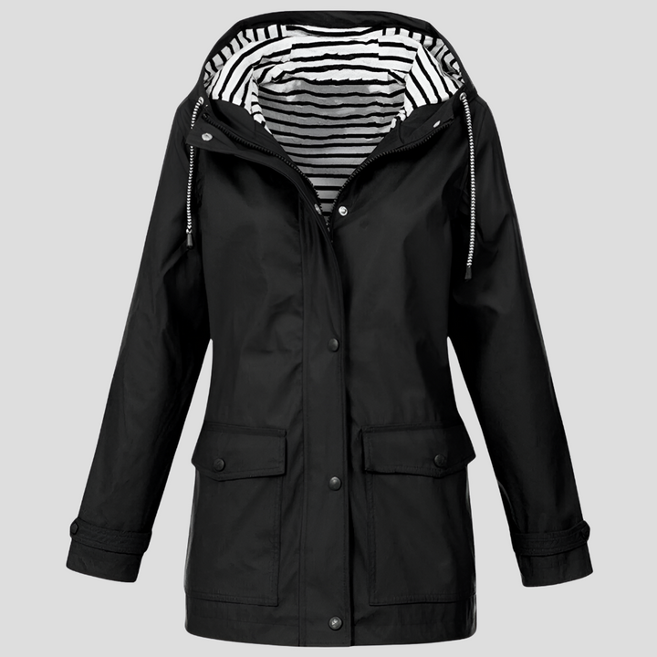 Lightweight women's spring/autumn jacket, versatile for casual wear & active weather protection.