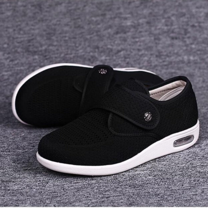 Women's wide diabetic shoes offering optimal support & pain relief for comfortable daily walking & foot health.