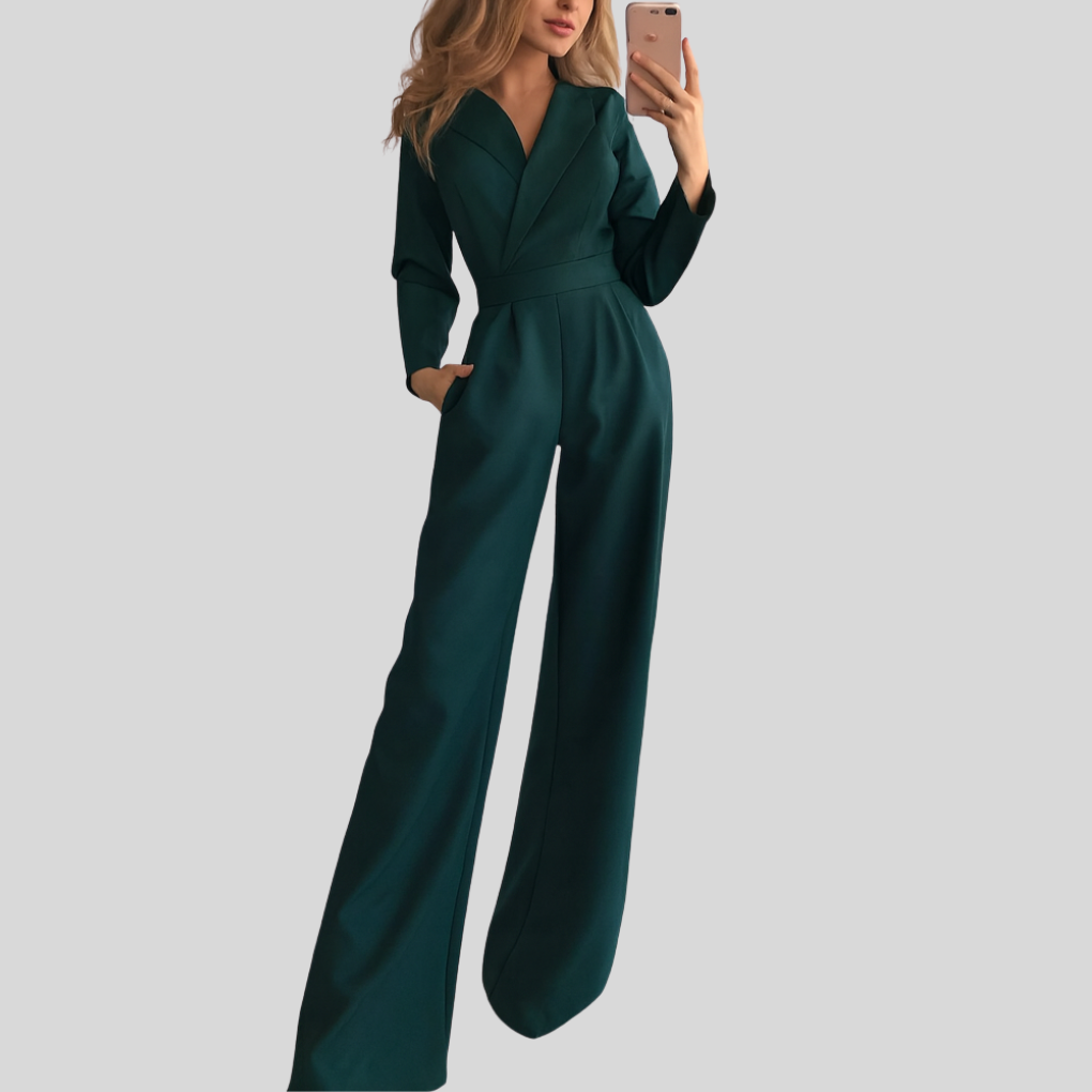 New women's casual wide-strap jumpsuit with a comfortable wide-leg fit, perfect for versatile summer fashion.