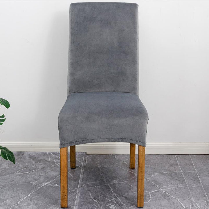 Soft velvet dining chair slipcover, extra large, easy to fit.