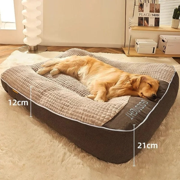 Orthopedic XXL dog bed for large breeds, ensuring comfortable sleep & joint support.