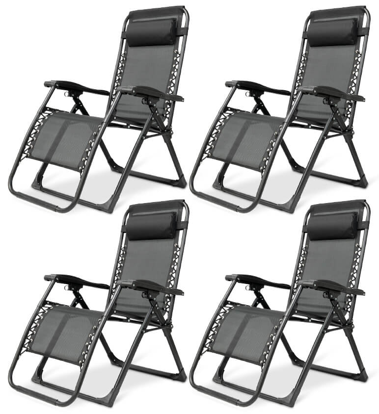 Relaxing zero gravity lawn chair, a lightweight folding recliner for ultimate comfort.